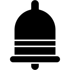 Vector Icon bell, alert, notification, alarm, school bell