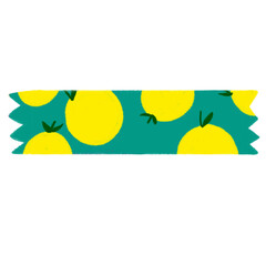 Lemon Washi Tape Illustration