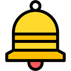 Vector Icon Bell, notification, ring, alarm, alert