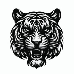 tiger head vector
