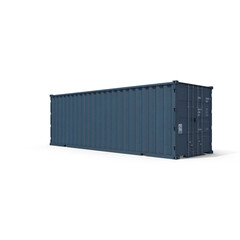 Blue Cargo Container PNG