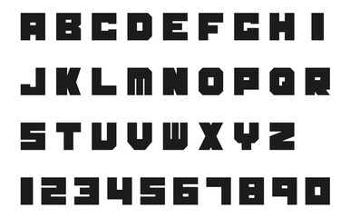 ブロックフォント