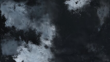 full frame Abstract painted black grunge background