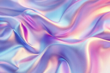Fototapeta premium Satin fabric flowing with smooth pastel colors gradient