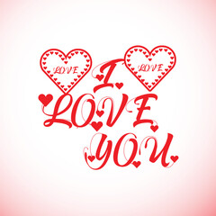 Heart flying vector illustration Valentines day design