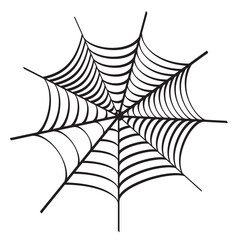 vector spider web icon isolated. cobweb background
