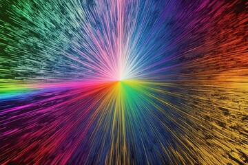 Obraz premium Dynamic Colorful Textured Background with Vibrant Rainbow Patterns and Rich Noise Effects