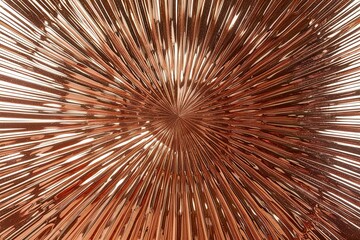Fototapeta premium Radiant Rose Gold Shiny Texture Background with Light Reflections