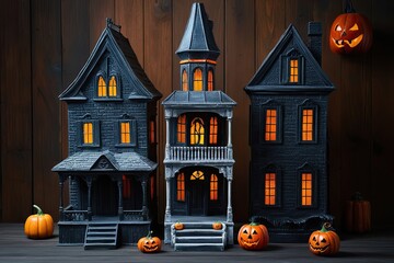Haunted Vintage Halloween House Decor Collection for Spooky Atmosphere