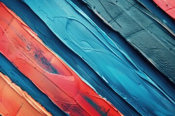 Climate Bands Pattern, Rainbow Texture, Coloured Stripes from Blue to Red that Explain Climate Change