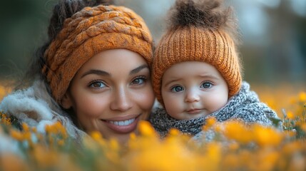 mothers, babies enjoying together time in the park