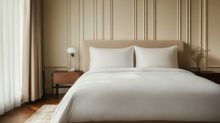 Cozy and Inviting Hotel Room with a Warm Welcome Note