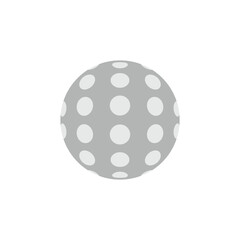Golf ball icon logo design template isolated illustration