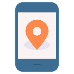 location, app, android, digital, interaction Icon