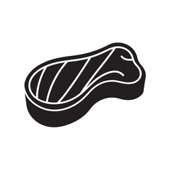  Large Piece of Meat Steak Vector Illustration  Printable Graphic Design