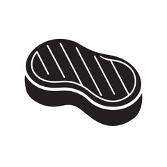  Large Piece of Meat Steak Vector Illustration  Printable Graphic Design