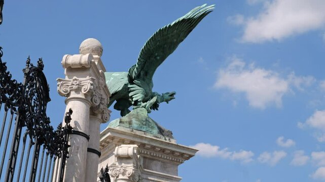 Hungarian Heritage: The Turul Monument, Budapest - Hungary