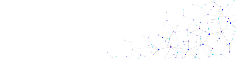Molecular structure and genetic engineering, molecules DNA, neural network, scientific research. Abstract background for innovation technology, science, healthcare, and medicine