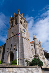 Brixham church Devon All Saints Anglican landmark religious building