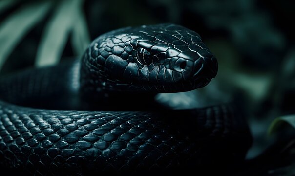 a black snake, Generative AI