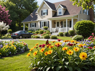 Vibrant Spring Garden: A Serene Blooming Retreat