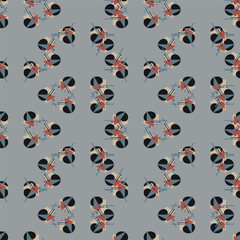 Textile motif seamless pattern. Lux fabric design textile swatch ladies dress, man shirt all over print block. 