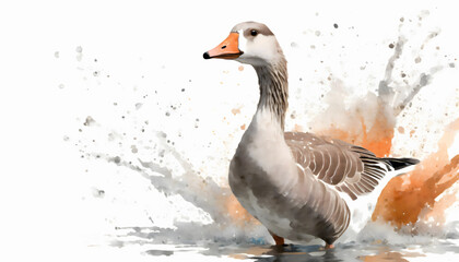 Lively goose