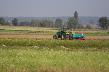 Tractor working on farm © Bagatela