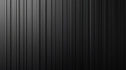 Obraz premium Black Vertical Wooden Planks with Subtle Texture