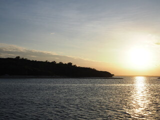 great sunset and ocean