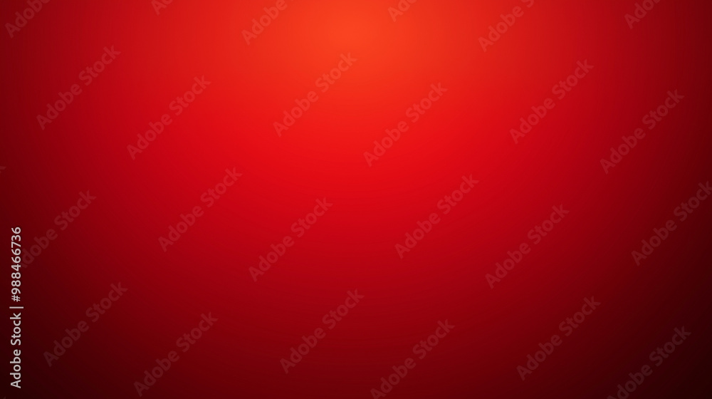 Wall mural a solid red background with a subtle gradient from black at the edges to light red in the center. is