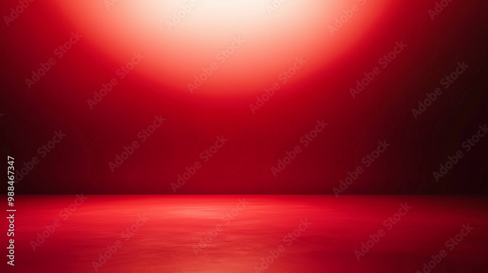 Canvas Prints a solid red background with a subtle gradient from black at the edges to light red in the center. is