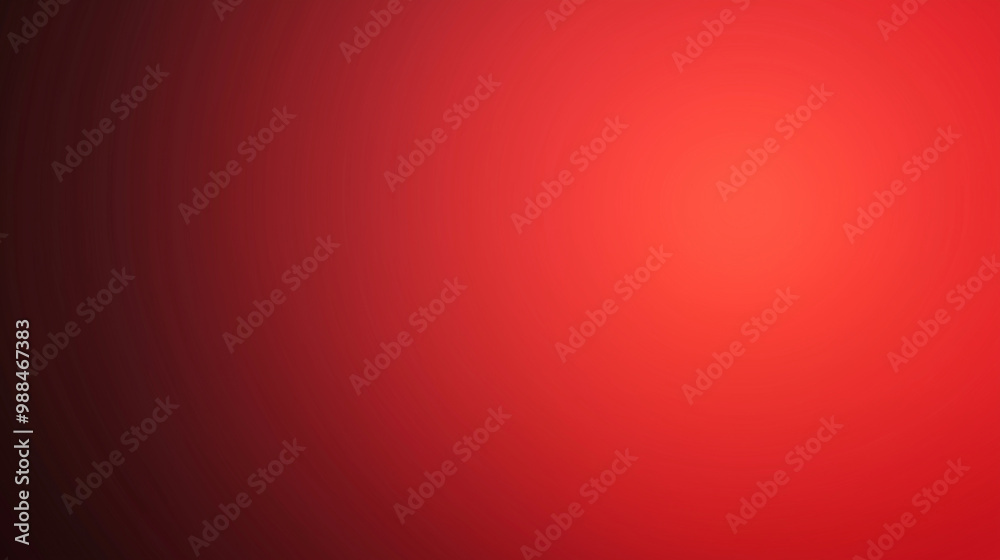 Wall mural a solid red background with a subtle gradient from black at the edges to light red in the center. is