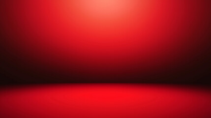 Obraz premium A solid red background with a subtle gradient from black at the edges to light red in the center. isolated on a solid red background. Illustrations 