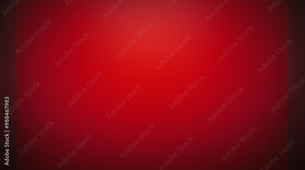 Wall mural a solid red background with a subtle gradient from black at the edges to light red in the center. is