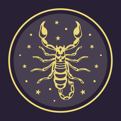 Scorpio Zodiac Sign A Unique Artistic Representation Exploring Its Various Aspects and Meanings. astrological signs, celestial objects, astrology, mystical, space, predict the future