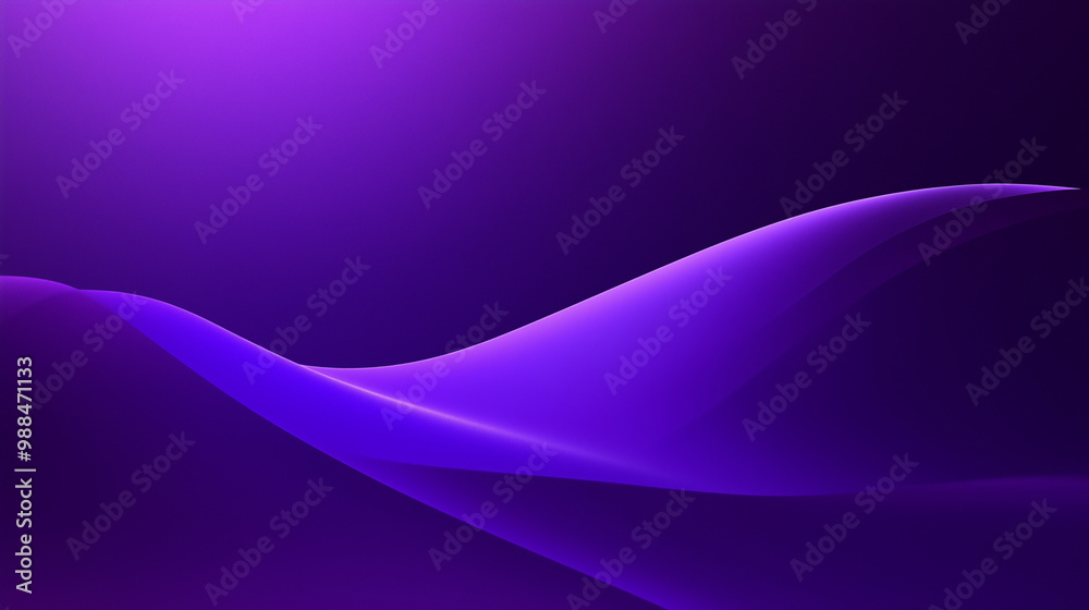 Poster a solid purple background with a subtle gradient from black at the edges to light purple in the cent