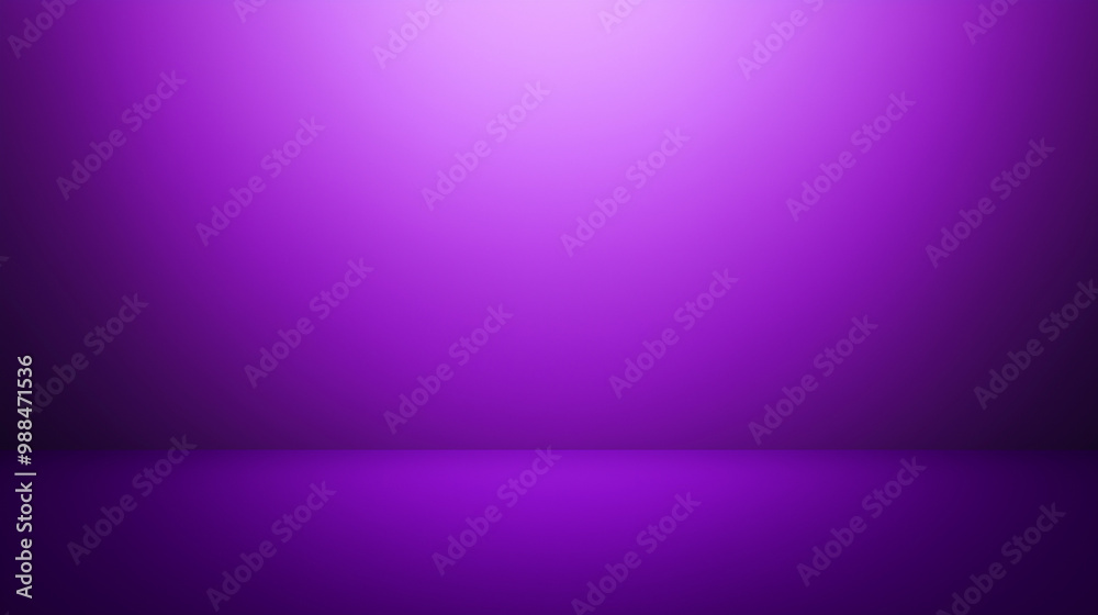 Poster a solid purple background with a subtle gradient from black at the edges to light purple in the cent