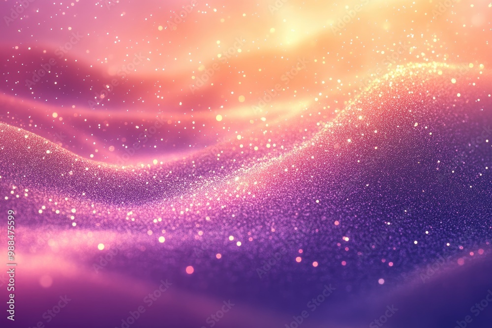 Wall mural vibrant gradient abstract background with bokeh effect for digital designs and print media