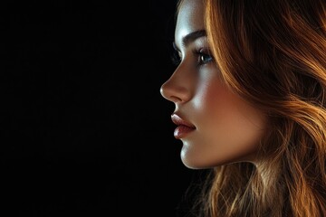 The Beauty of Brown Hair with Highlights Shining in the Light