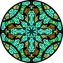 Traditional Batik Design from Indonesia