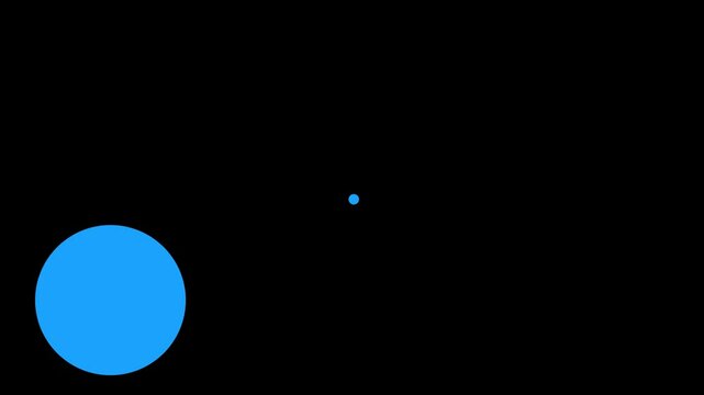 Slide transition animation of circles that expand to cover the screen with 8 color choices suitable for video editing needs. Alpha channel only at 4K