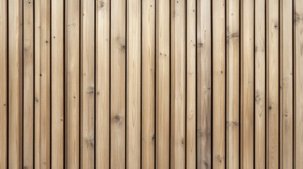 Naklejka premium Close-up of a vertical wooden wall with natural wood grain patterns