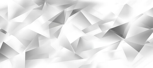 A modern, abstract polygonal pattern in shades of gray with a large area for text