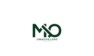 MQ Abstract initial monogram letter alphabet logo design