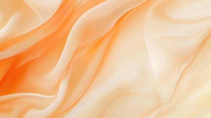Obraz premium Abstract Draped Peach and White Fabric Texture