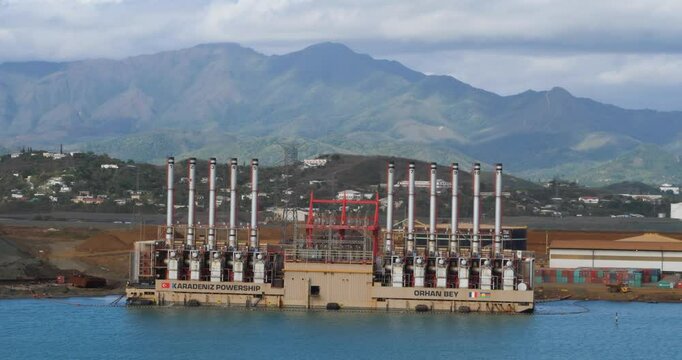Doniambo Nickel Smelter Plant, Noumea, New Caledonia.