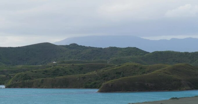 Noumea, New Caledonia.View of the mountain range.