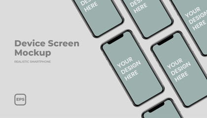 Screen phone mockup
