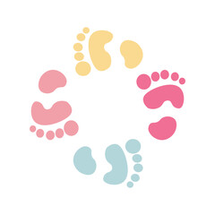 Baby Footprint Icon